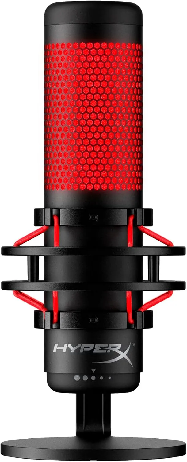 HyperX HP QuadCast Rouge Microphone